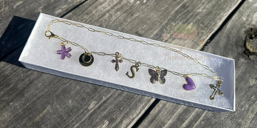 Custom Bible Charm Chain 🤍 Made to Fit Your Bible