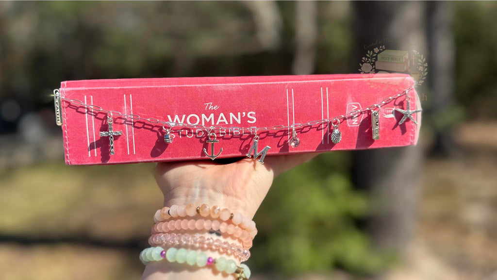Custom Bible Charm Chain 🤍 Made to Fit Your Bible