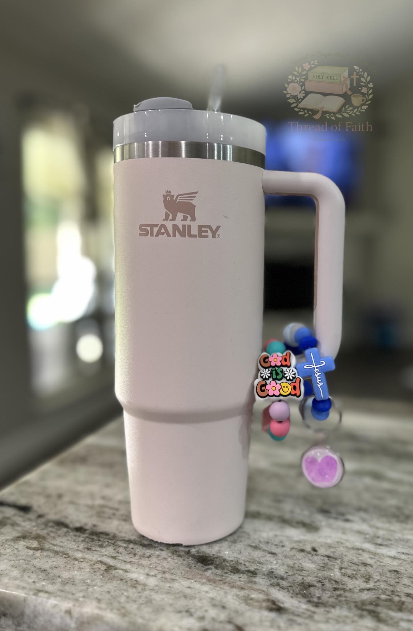 Premade Cup Charm 🤍 Tumbler Accessory