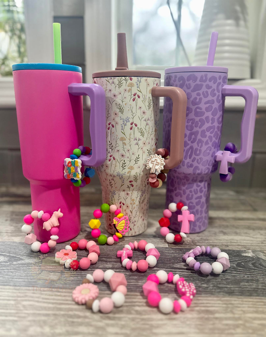 Custom Cup Charm 🤍 Personalized Tumbler Accessory