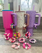 Custom Cup Charm 🤍 Personalized Tumbler Accessory