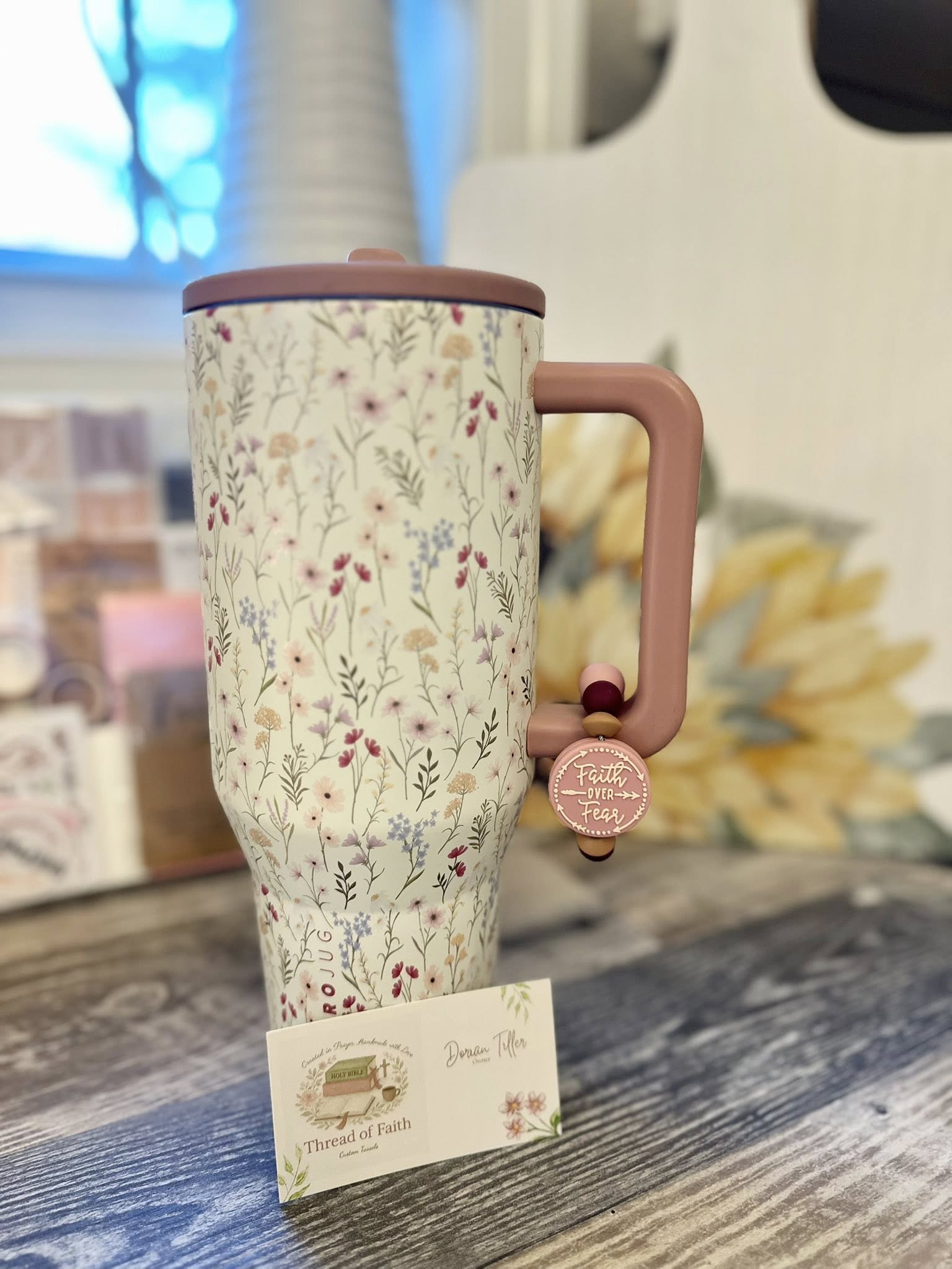 Premade Cup Charm 🤍 Tumbler Accessory
