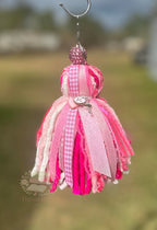Custom Tassel Keychain 🤍
