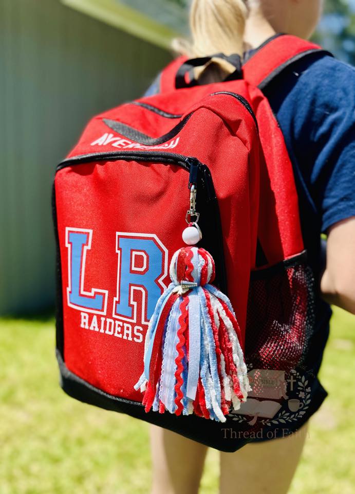 Custom Tassel Keychain 🤍