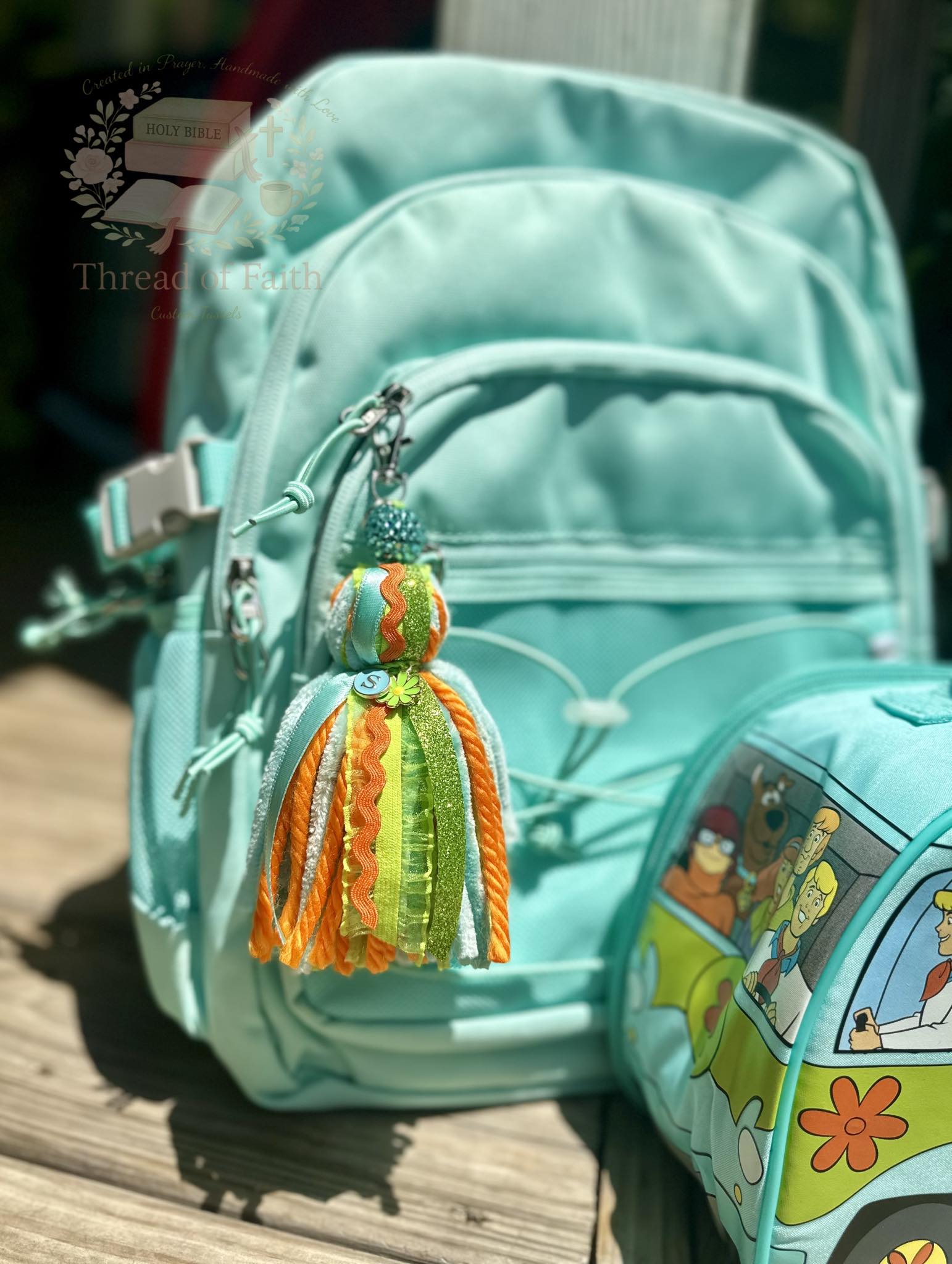 Custom Tassel Keychain 🤍
