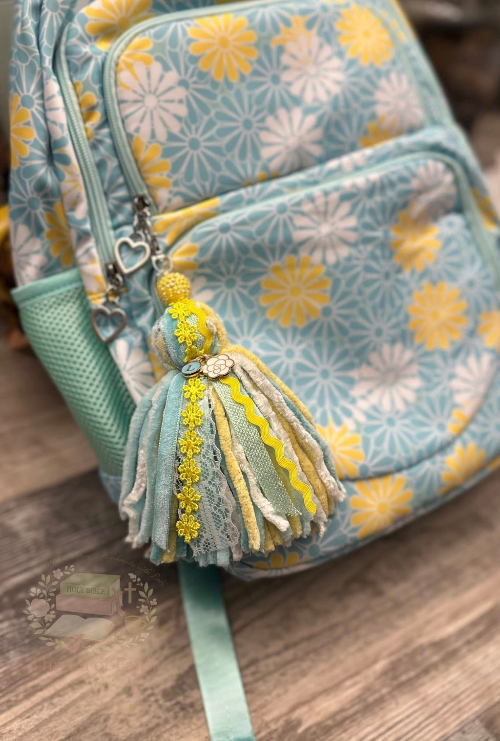 Custom Tassel Keychain 🤍