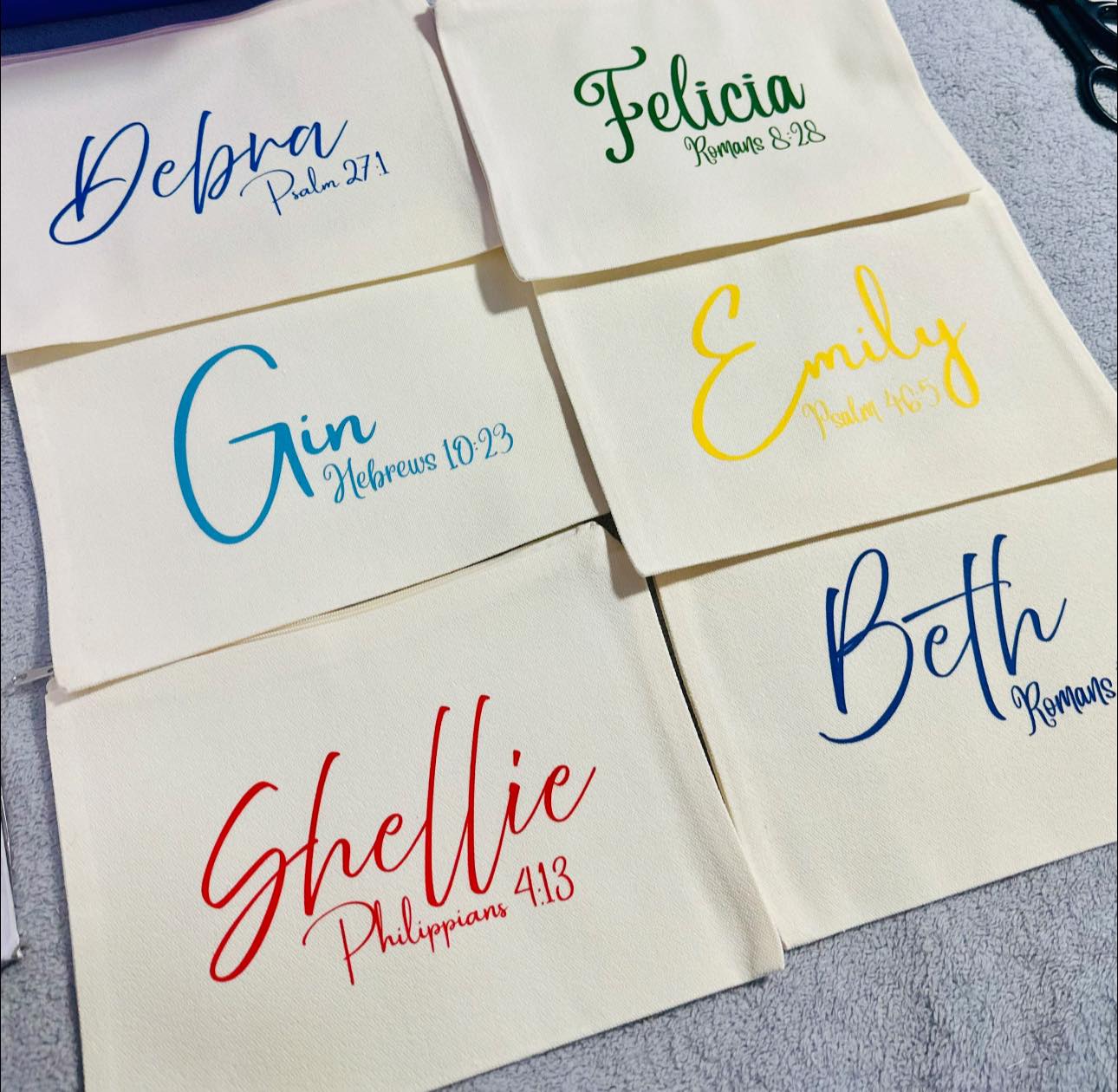 Zipper Pouch 🤍 Bible Study & Everyday Essentials Bag