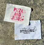 Zipper Pouch 🤍 Bible Study & Everyday Essentials Bag