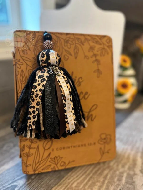 Cheetah Print Bible Tassel