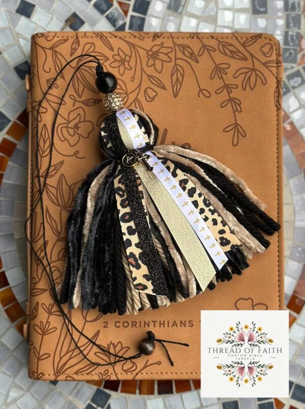 Cheetah Print Bible Tassel