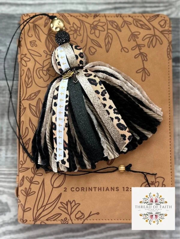 Cheetah Print Bible Tassel