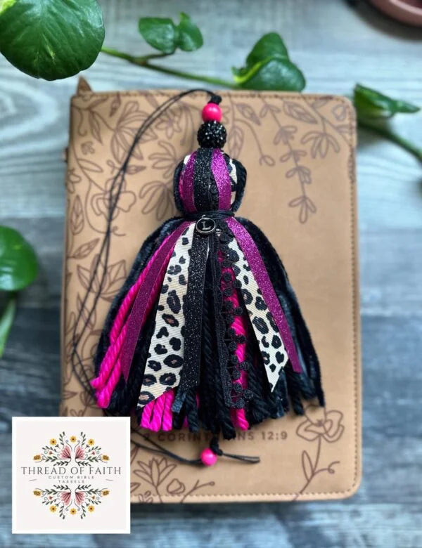 Cheetah Print Bible Tassel